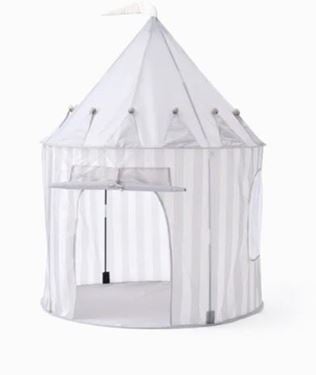 Bilde av Kids Concept Leketelt Grå Stripe