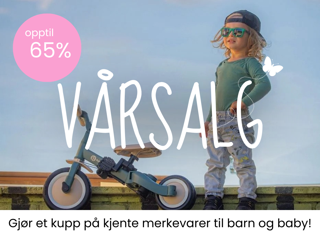 Gjør et kupp på alt du trenger til barna - spar opptil 60% rabatt i salget!