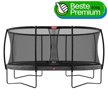Bilde av BERG Grand Champion Trampoline inkl. deluxe sikkerhetsnett. Oval 520x345cm, Grå