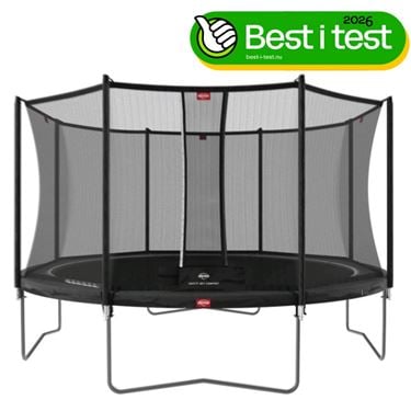 Bilde av BERG Favorit Trampoline inkl. sikkerhetsnett. 430cm, Sort