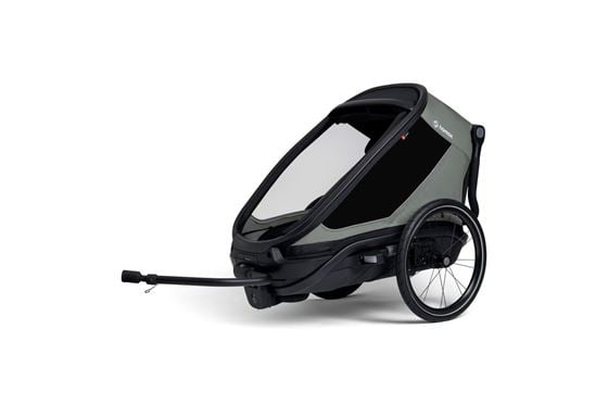 Bilde av Hamax Outback Next Single - Sykkelvogn Barn, Grønn/Sort
