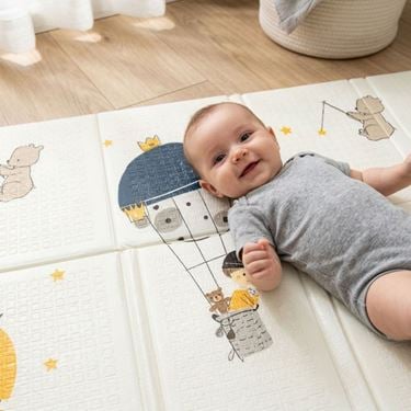 Bilde av PETITE&MARS Lekematte Baby - Dobbeltsidig XXL 130x200 cm - Fjell