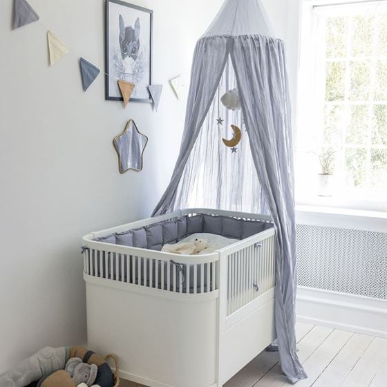 Bilde av Sebra Sengehimmel, Dobby, Dusty Blue