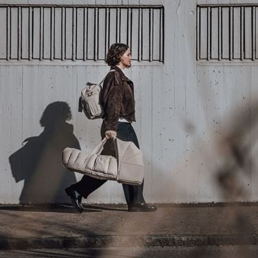 Bilde av Sebra Bærebag med Kalesje, 3-i-1, Morning Beige Melange