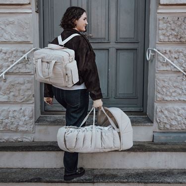 Bilde av Sebra Bærebag, 3-i-1, Morning Beige Melange