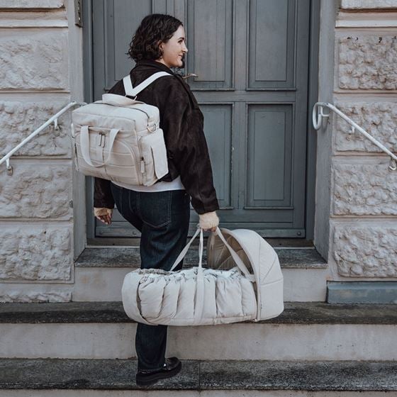 Bilde av Sebra Bærebag, 3-i-1, Morning Beige Melange