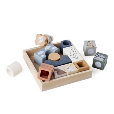 Bilde av Sebra Treleke Barn, Magic Blocks Box