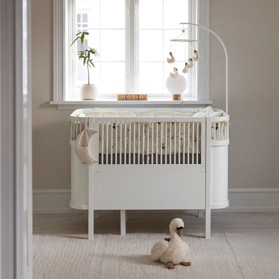 Bilde av Sebra Sengen, Baby & Junior, Hvit - PAKKE med madrass