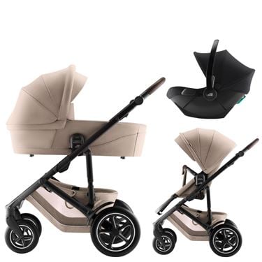 Bilde av Britax Smile 5Z Barnevogn med Bilstol Baby-Safe Core - Style Teak