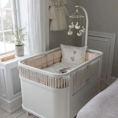 Bilde av Sebra Sengen, Baby & Junior, Hvit - PAKKE med Premium madrass