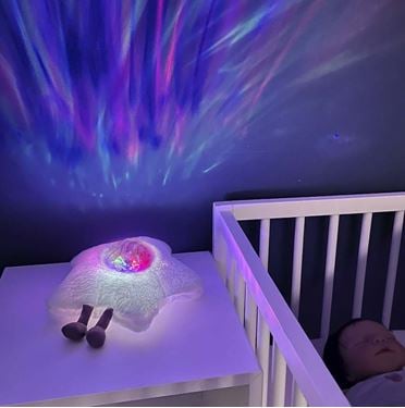 Bilde av ZAZU Gaia, Nattlampe med Nordlyseffekt