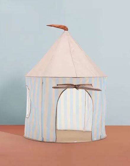 Bilde av Kids Concept Leketelt Barn, Stripe Lys Blå