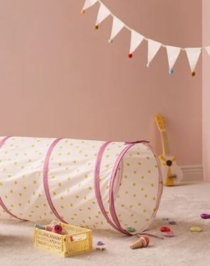 Bilde av Kids Concept Leketunnel Rosa Prikker