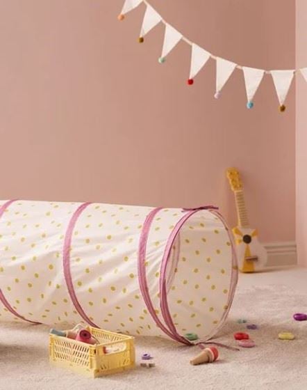 Bilde av Kids Concept Leketunnel Rosa Prikker
