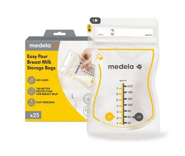 Bilde av Medela Easy Pour Oppbevaringspose til morsmelk, 25stk