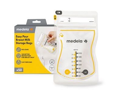Bilde av Medela Easy Pour Oppbevaringspose til morsmelk, 50stk