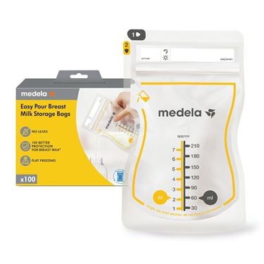 Bilde av Medela Easy Pour Oppbevaringspose til morsmelk, 100stk