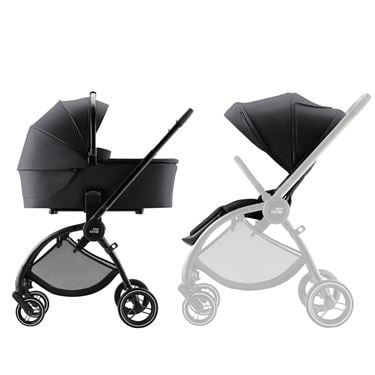 Bilde av Britax Rio, Komplett Duovogn - Style Carbon Black