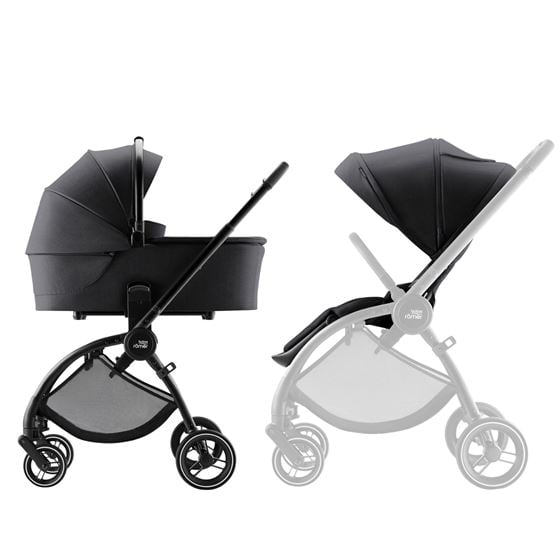 Bilde av Britax Rio, Komplett Duovogn - Style Carbon Black