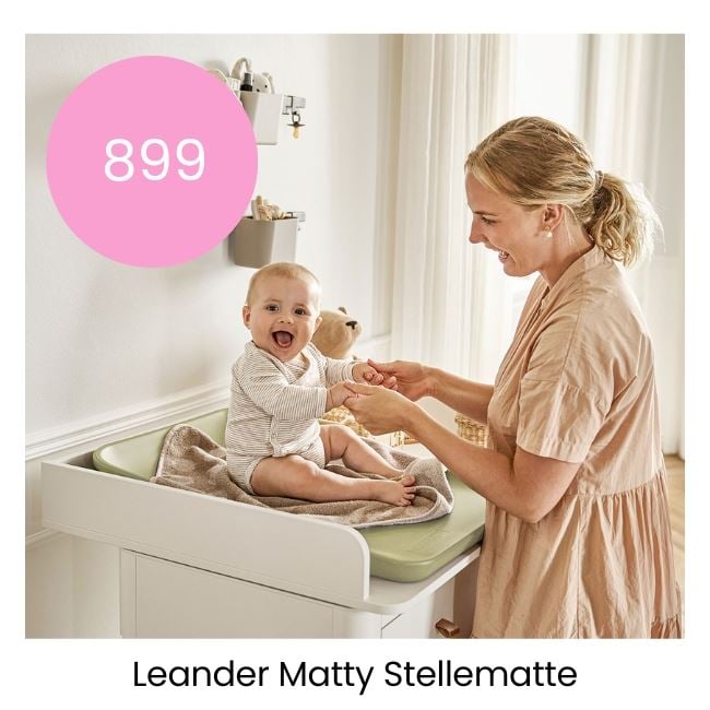 Kjøp den populære stellematten Matty fra Leander 