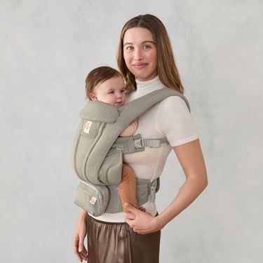 Bilde av Ergobaby Omni Deluxe Bæresele, Soft Olive Mesh