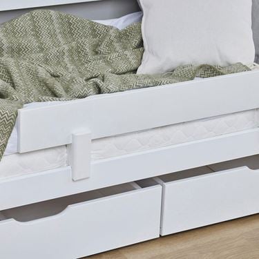 Bilde av Hoppekids Sengehest Juniorseng ECO Comfort, Hvit