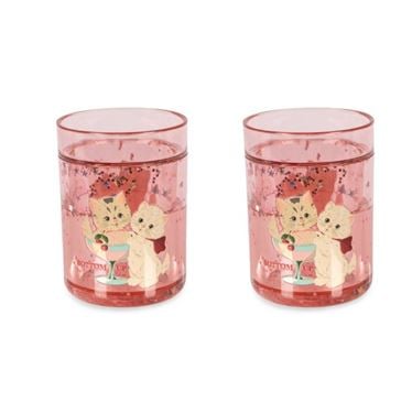 Bilde av Konges Sløjd Glitterkopper 2-pk, Rose Cat