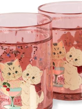 Bilde av Konges Sløjd Glitterkopper, 2pk Rose Cat