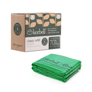 Bilde av Korbell Bleiepose refill til Bleiebøtte, 3-pack