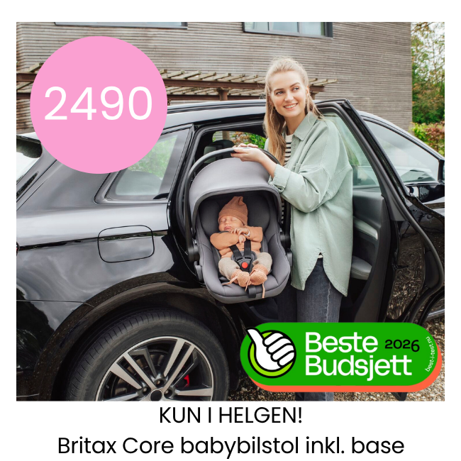 KUN I HELGEN! Baby-Safe Core Babybilstol inkludert base