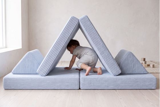 Bilde av Sagababy Soft Play Lekesofa, Kordfløyel Blå