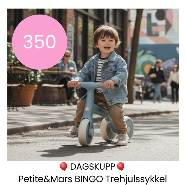 Bursdagskupp: 3-i-1 trehjulssykkel fra Petite&Mars